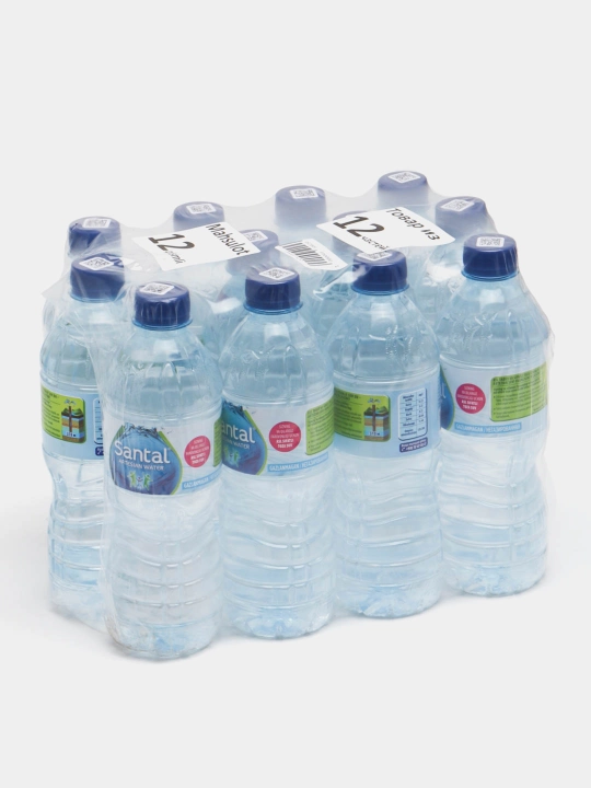 Gazlanmagan suvi SANTAL, 12 dona 0.5 litr dan - 