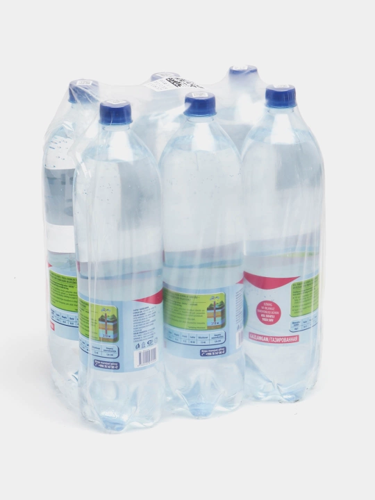 Gazlangan suv SANTAL, 1.5 litr dan 6 dona - 