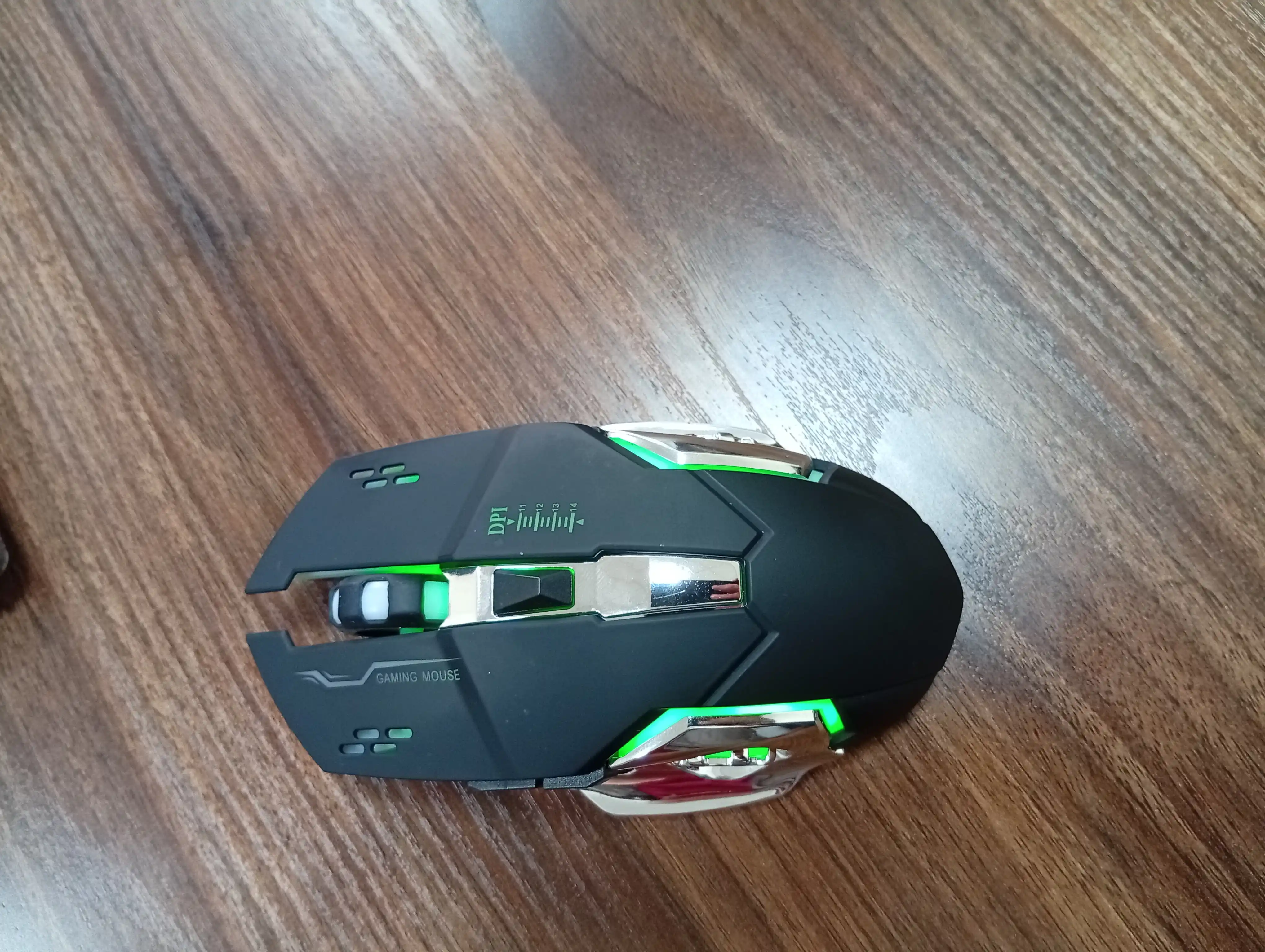 Беспроводная мышь, подходящая для игр и офиса, 3200DPI со светодиодом RGB