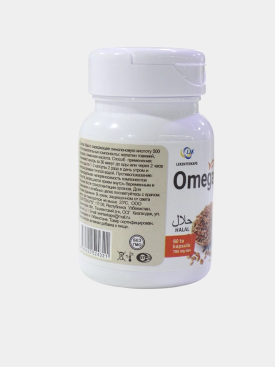 OMEGA 369-LIK kapsulalari, № 60, 780 mg bittasi