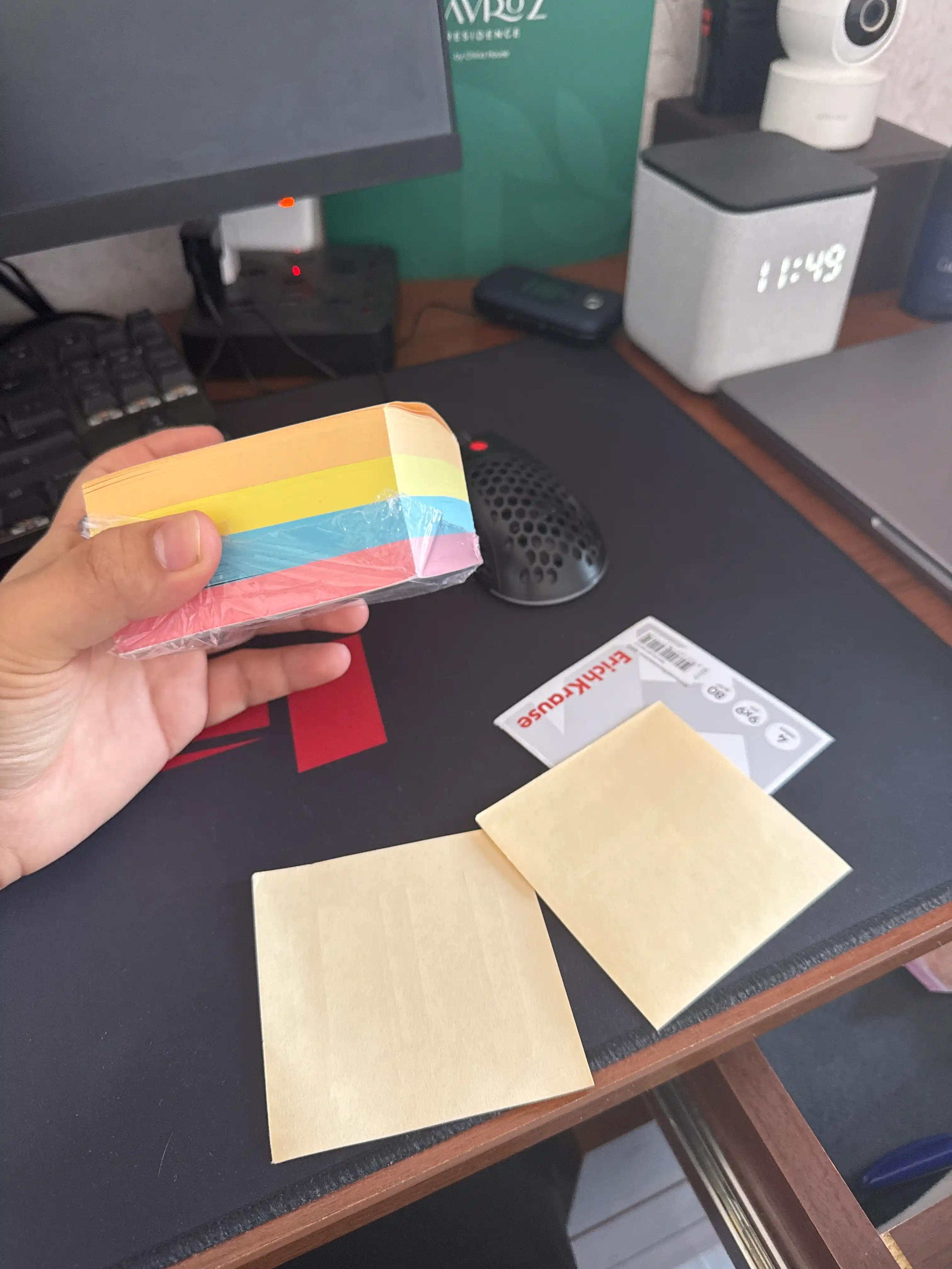 Бумага для заметок на склейке ErichKrause, 90 * 90 * 50 мм, 4 цвета, 62117