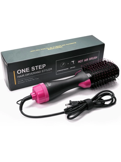Фен-расческа, для быстрой укладки волос, OneStep St-095, 3 в 1 — MASHIN-ONE12