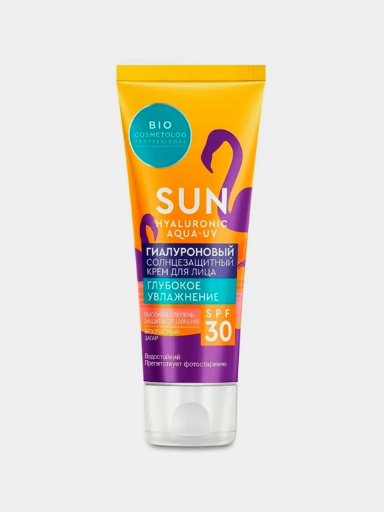 Bio cosmetolog" quyoshdan himoyalovchi gialuron kremi SPF 30 75 ml