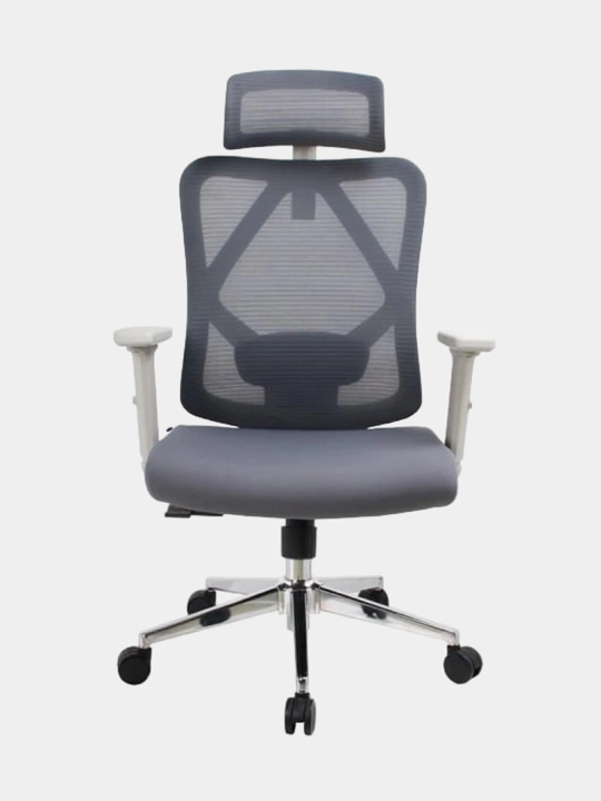 Ofis kreslosi setkali, balandlikni sozlash va po‘lat oyoqchalar bilan, 120 kg gacha, Vector