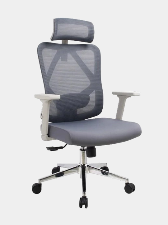 Ofis kreslosi setkali, balandlikni sozlash va po‘lat oyoqchalar bilan, 120 kg gacha, Vector