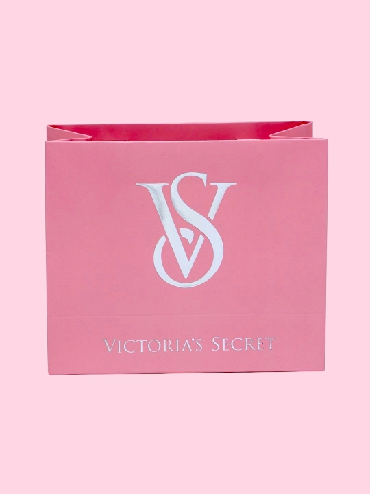 Фирменный подарочный пакет Victoria's Secret, с логотипом 