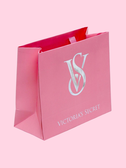 Фирменный подарочный пакет Victoria's Secret, с логотипом  - 