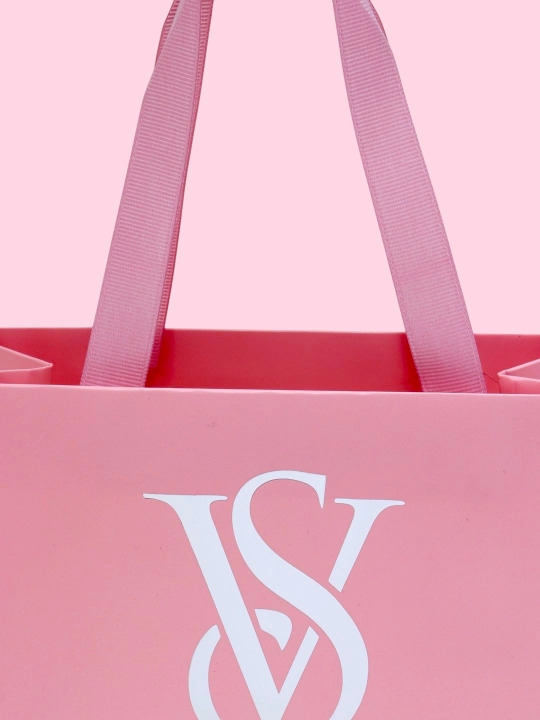Фирменный подарочный пакет Victoria's Secret, с логотипом 