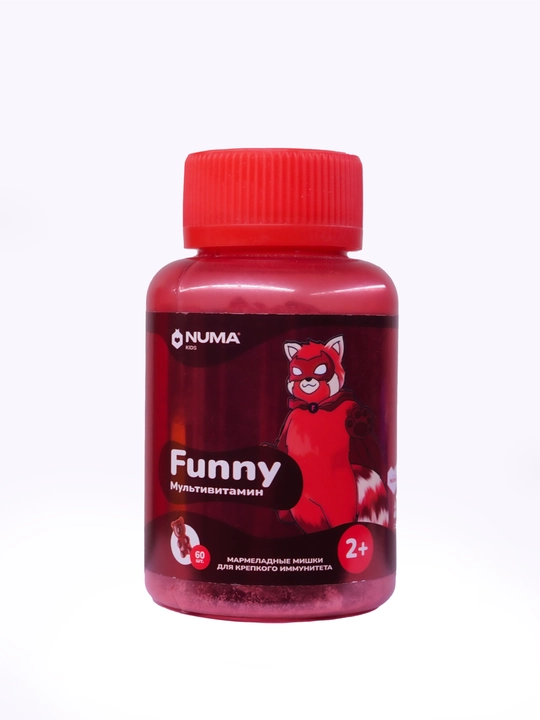Bolalar uchun multi-vitamin Numa Kids Funny, 60 dona