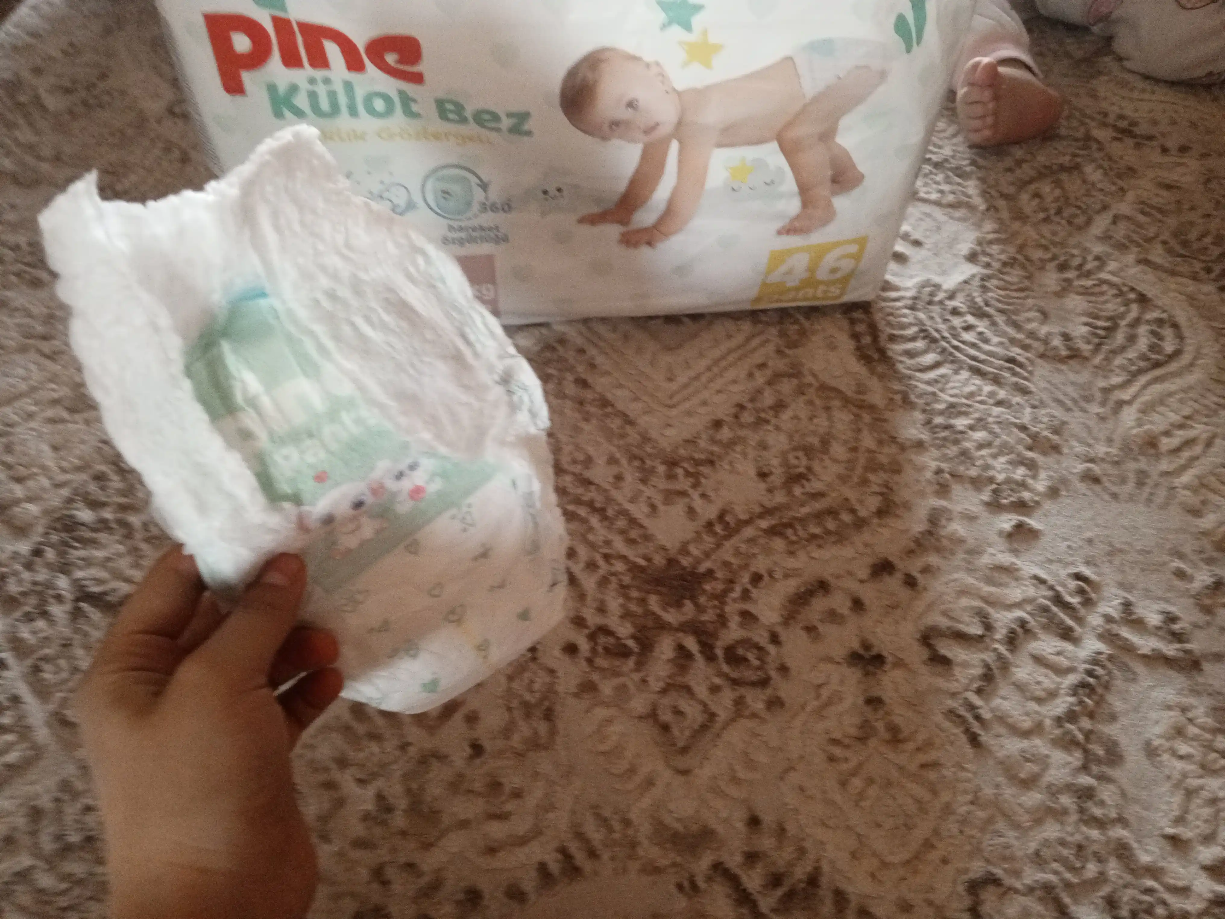 Детские подгузники-трусики Pine Pants Jumbo Pack, 5 размер, 12-18 кг, 46 шт