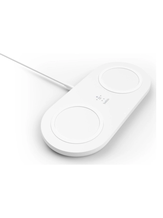 Iphone uchun moslangan simsiz zaryadlashchi Belkin Dual Pads Wireless Charging Qi, 15W