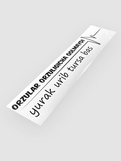 Наклейка "Orzular orzuligicha qolmaydi", "Mehr ko'zda", на машину, на арабском языке — 717SHOP-YURAK