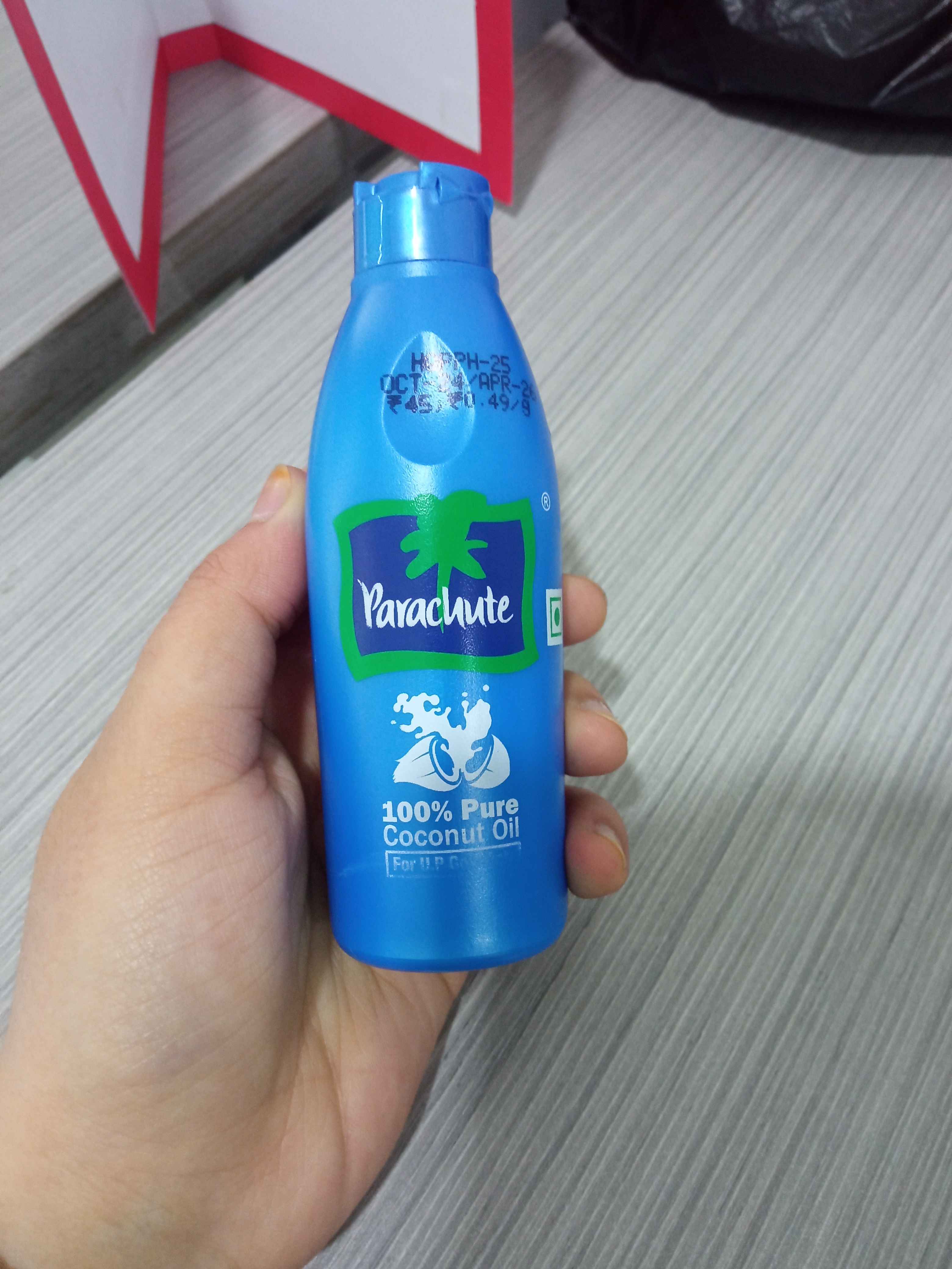 Kokos yog'i Parashyut, badanga, sochga va massaj uchun, Coconut Oil Parashute