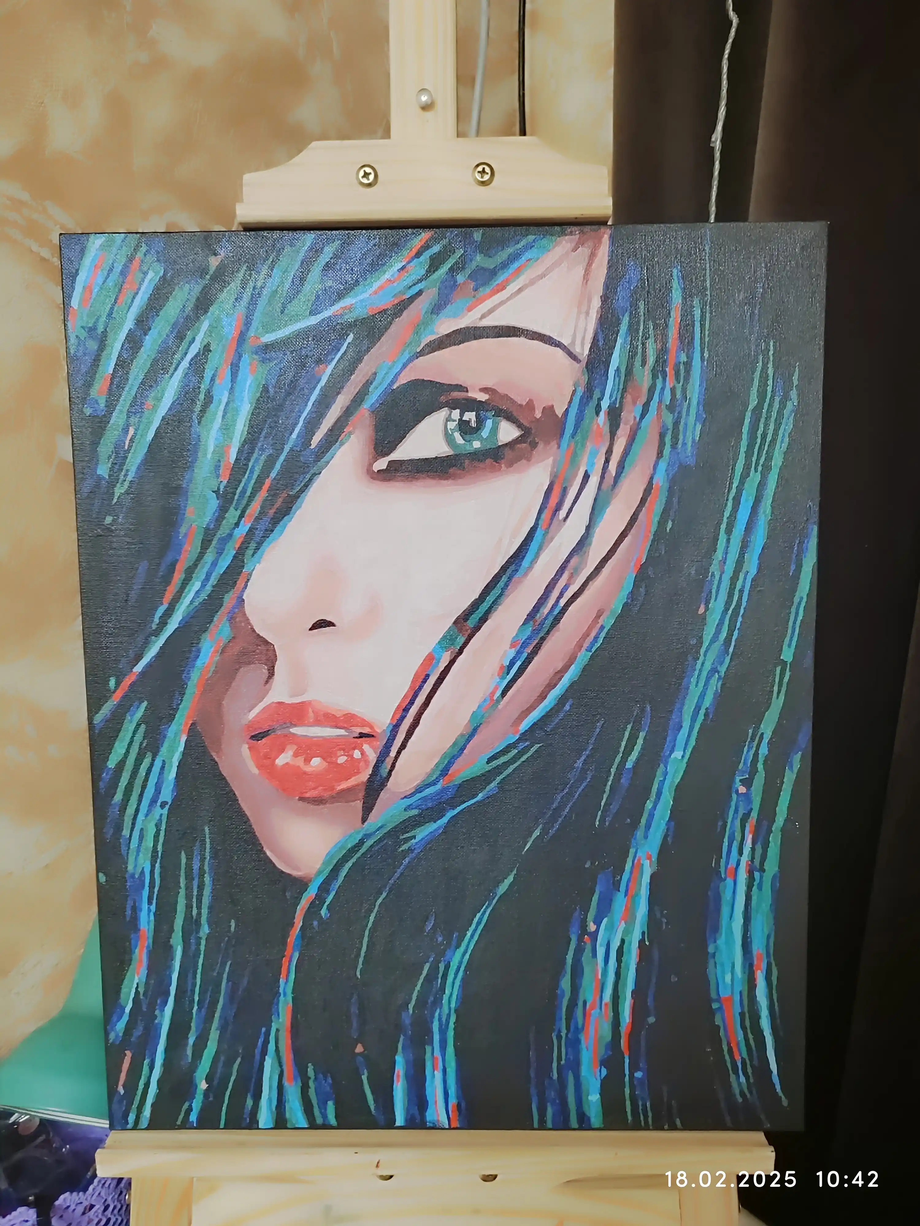 Raqamlar bo'yicha rasm chizish ARTERY "Go'zal qiz", 40*50 sm