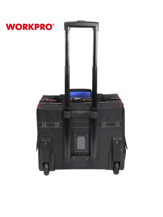 WORKPRO asboblar sumkasi, poliester 840D, suv o‘tkazmaydigan, elka tasmasi va cho‘ntaklar