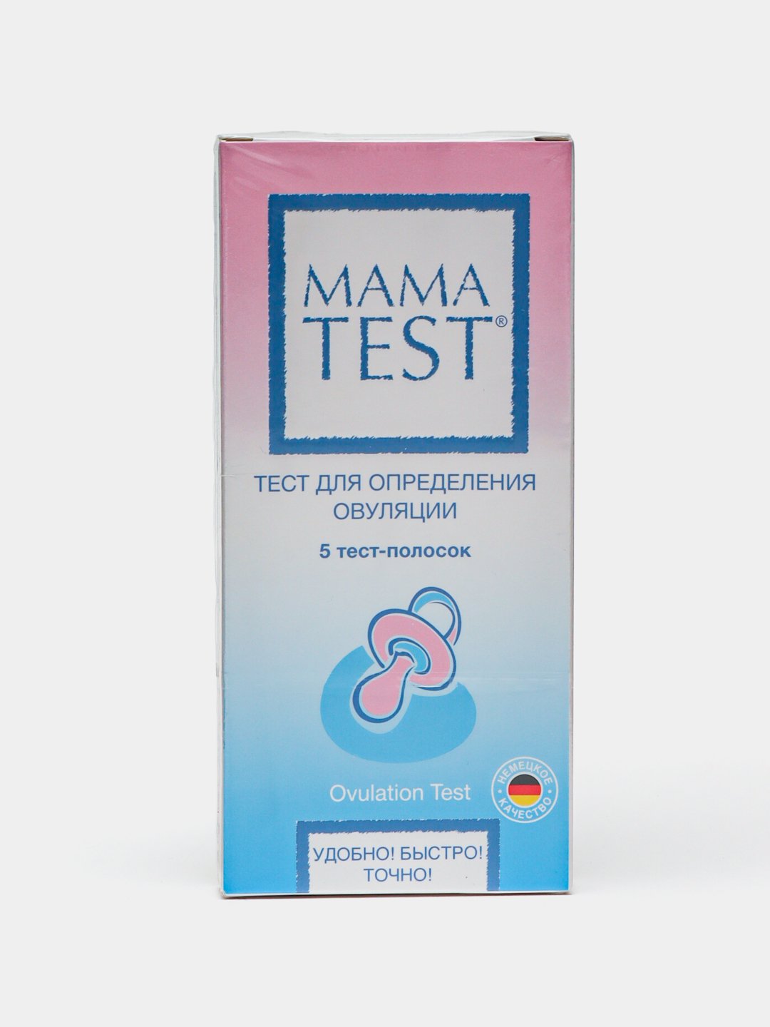 Ovulyatsiyani aniqlash uchun test "Mama Test", 5 test - 