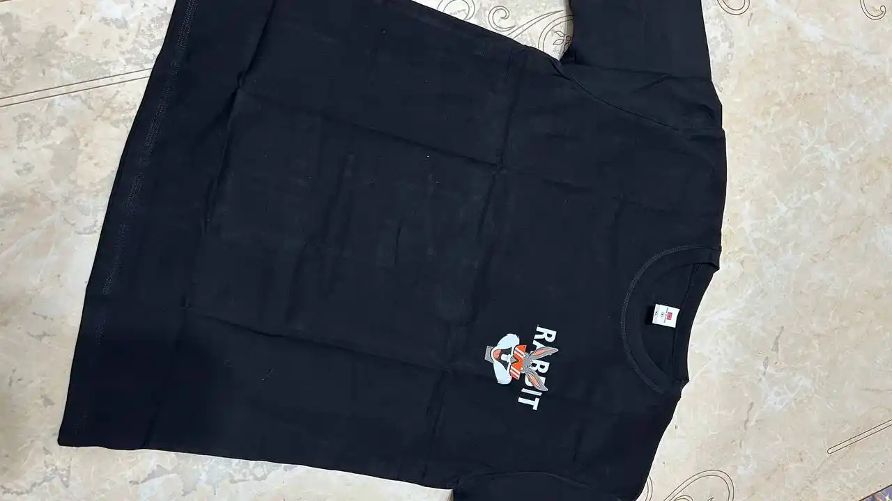 Ayollar uchun 3D printli futbolka Bugs Bunny, 100% paxta, S-XL o'lchamlar