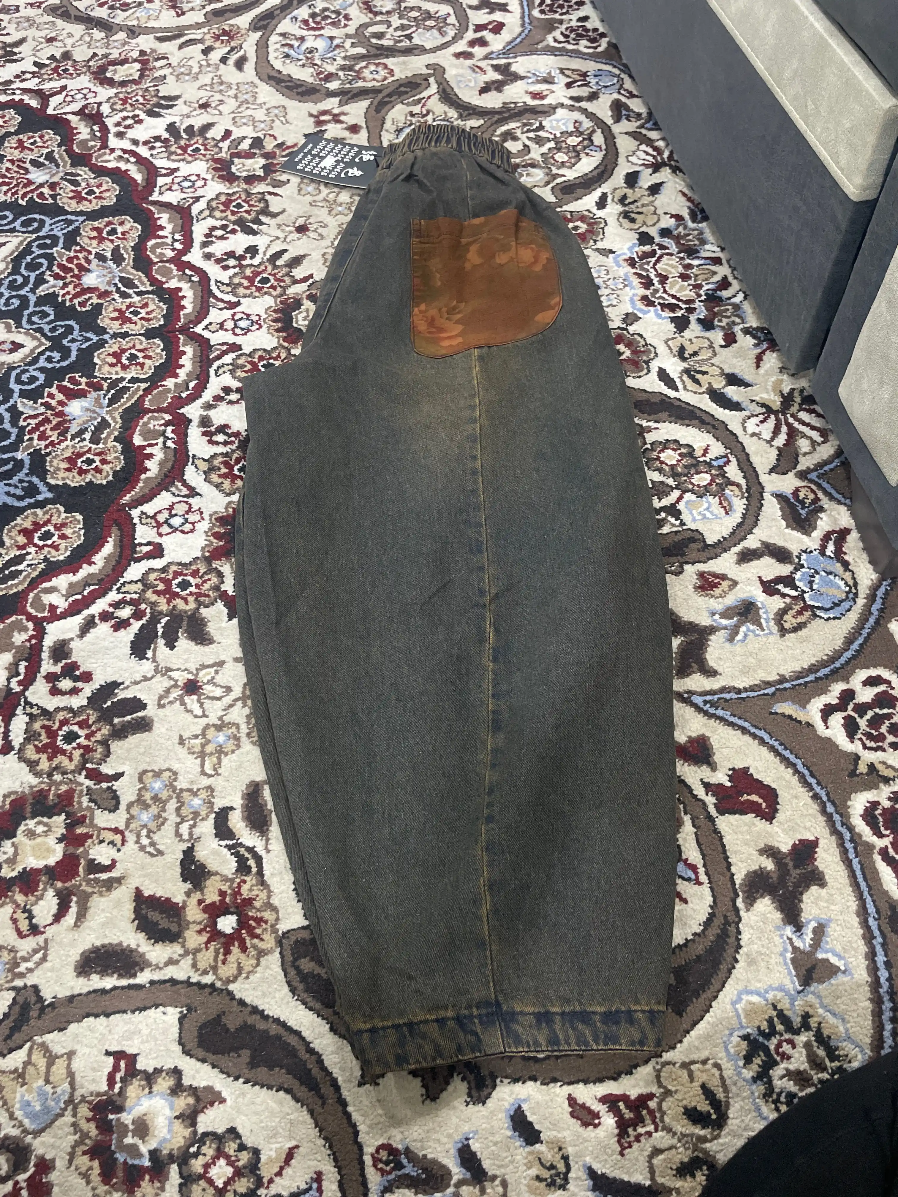 Ayollar jinsi shimlari "banan" va "boho" uslubidagi, qalin matodan, rangli qoshimchali, Xitoy