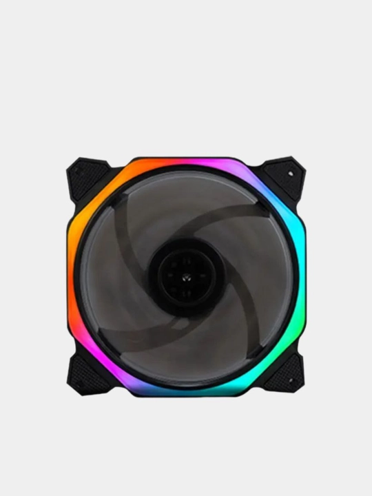 RGB-вентилятор для компьютера, 120 мм , радужный цвет, с высоким воздушным потоком