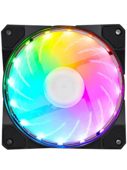 RGB-вентилятор для компьютера, 120 мм , радужный цвет, с высоким воздушным потоком