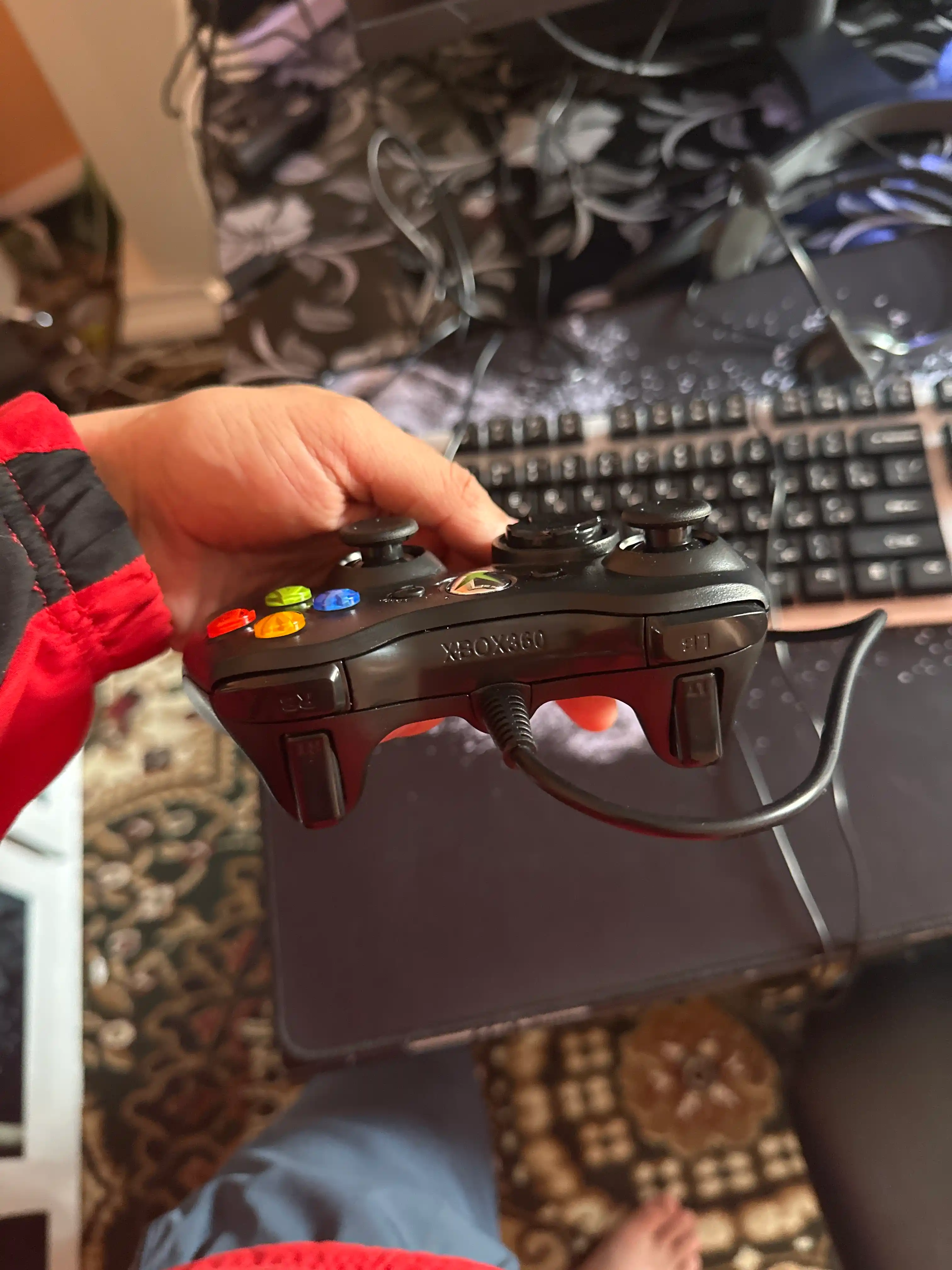 Проводной геймпад для Xbox 360 и ПК, Игровой контроллер с виброоткликом