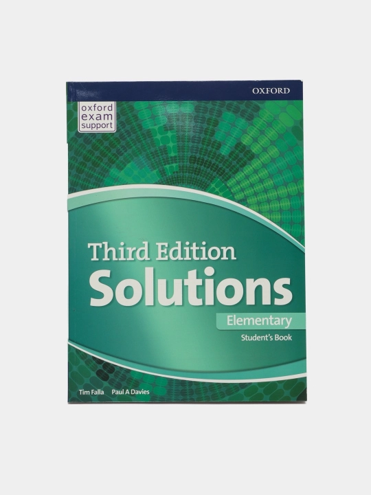 Solutions third Edition. Elementary, Pre-intermediate, Intermediate. Studentbook+Workbook