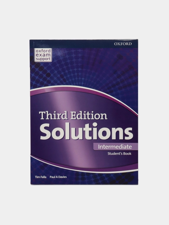 Solutions third Edition. Elementary, Pre-intermediate, Intermediate. Studentbook+Workbook