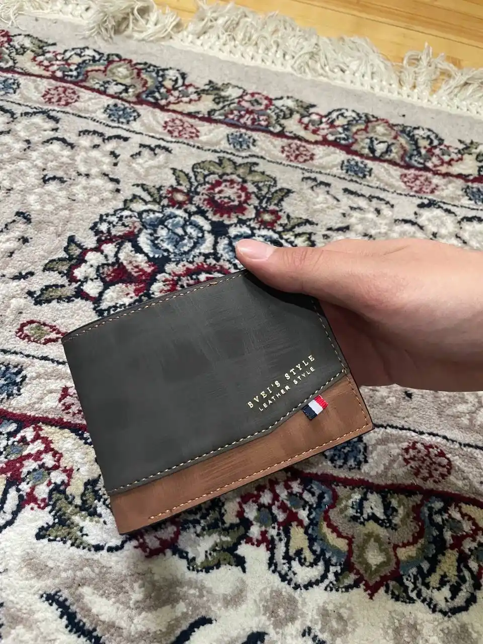 Erkaklar Hamyoni - Premium Dizayn, Koja material, Qora, Kulrang va Jigarrang Ranglarda