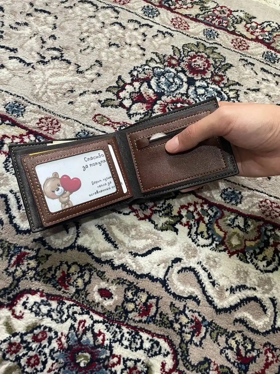 Erkaklar Hamyoni - Premium Dizayn, Koja material, Qora, Kulrang va Jigarrang Ranglarda