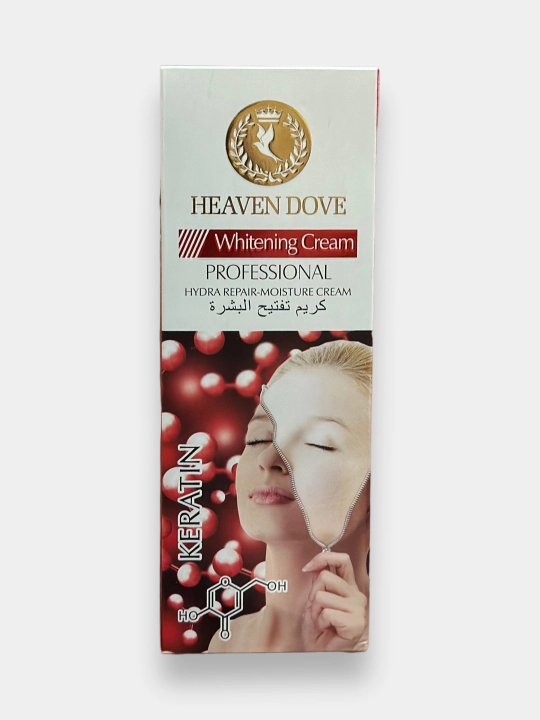 Крем для лица отбеливающий и увлажняющий Heaven Dove Nourish Repair & Prof, 120 г