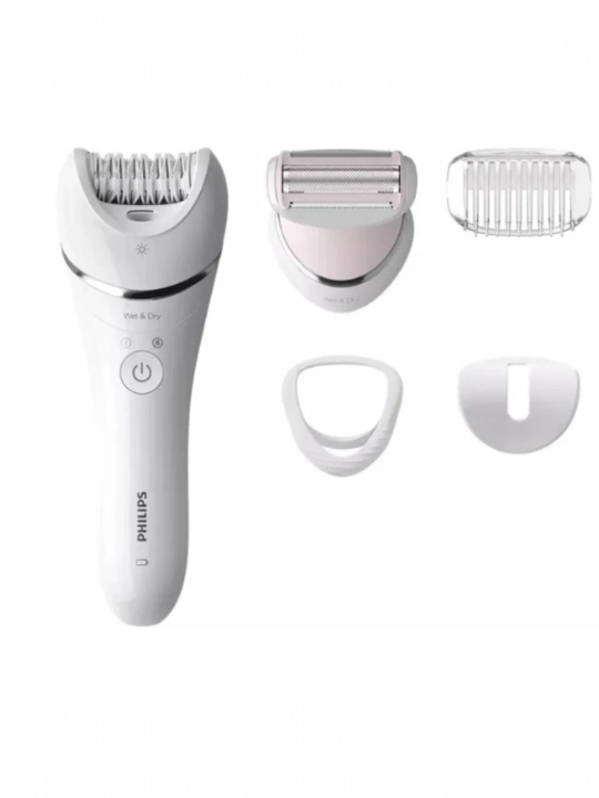Philips BRE710 epilatori, batareya va tarmoq quvvati, 2 tezlik