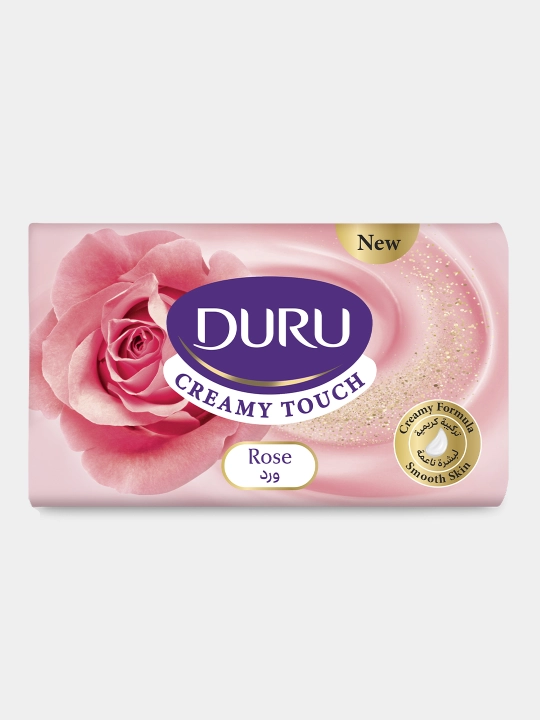 Мыло для рук Duru Creamy touch, Роза, 165 г - 