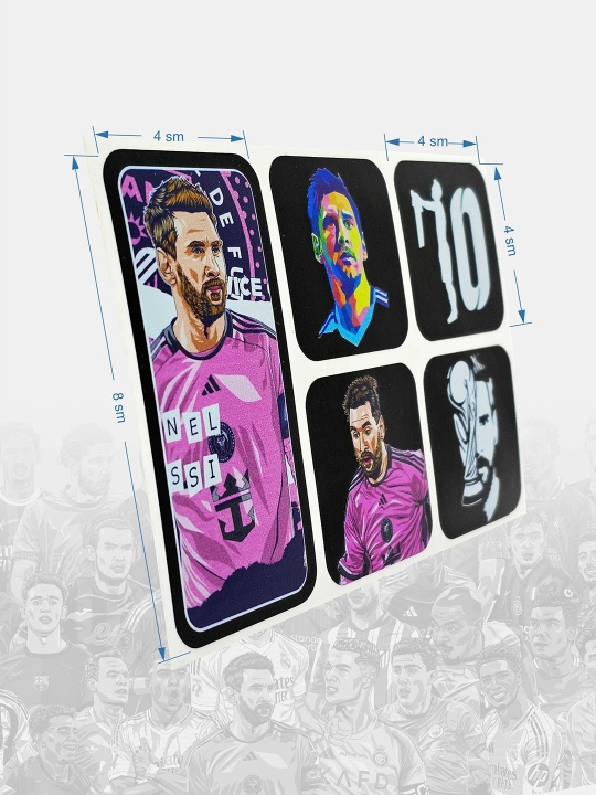 Futbol klubi va futbolchilar nakleykalari Messi - 