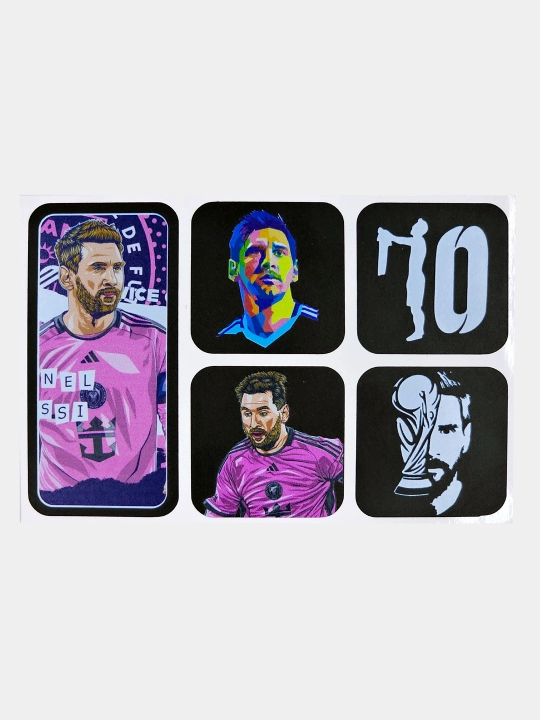 Futbol klubi va futbolchilar nakleykalari Messi