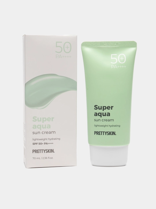 Quyoshdan himoya qiluvchi, namlovchi krem Pretty skin SPF 50+ PA++++, 70 ml
