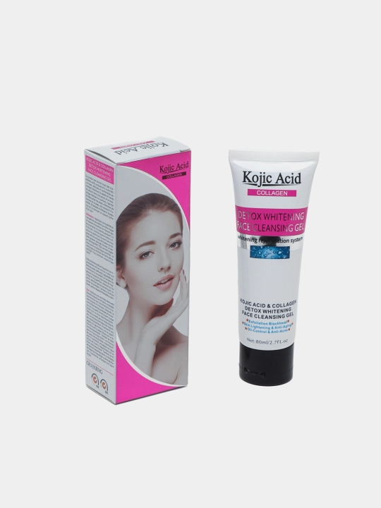 Yuz va tana uchun kojic Acid Collagen oqartiruvchi oziqlantiruvchi kollagen jeli - 