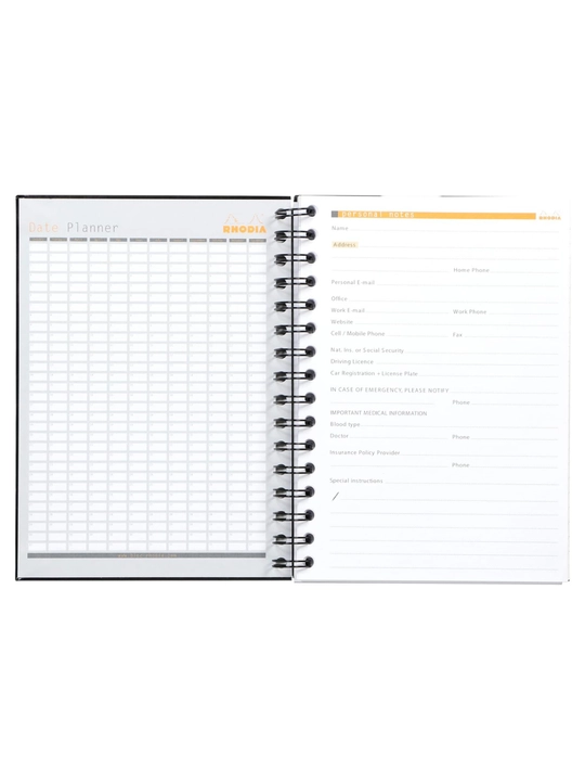 Блокнот на спирали - RHODIA А5, 80 листов, 90 г
