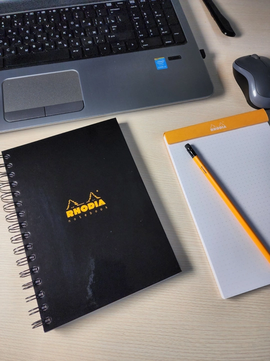 Bloknot spiralli - RHODIA A5, 80 varaq, 90 g - 