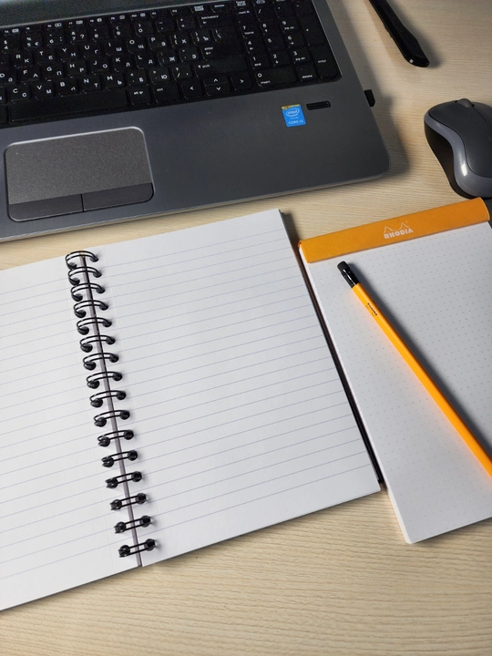 Блокнот на спирали - RHODIA А5, 80 листов, 90 г