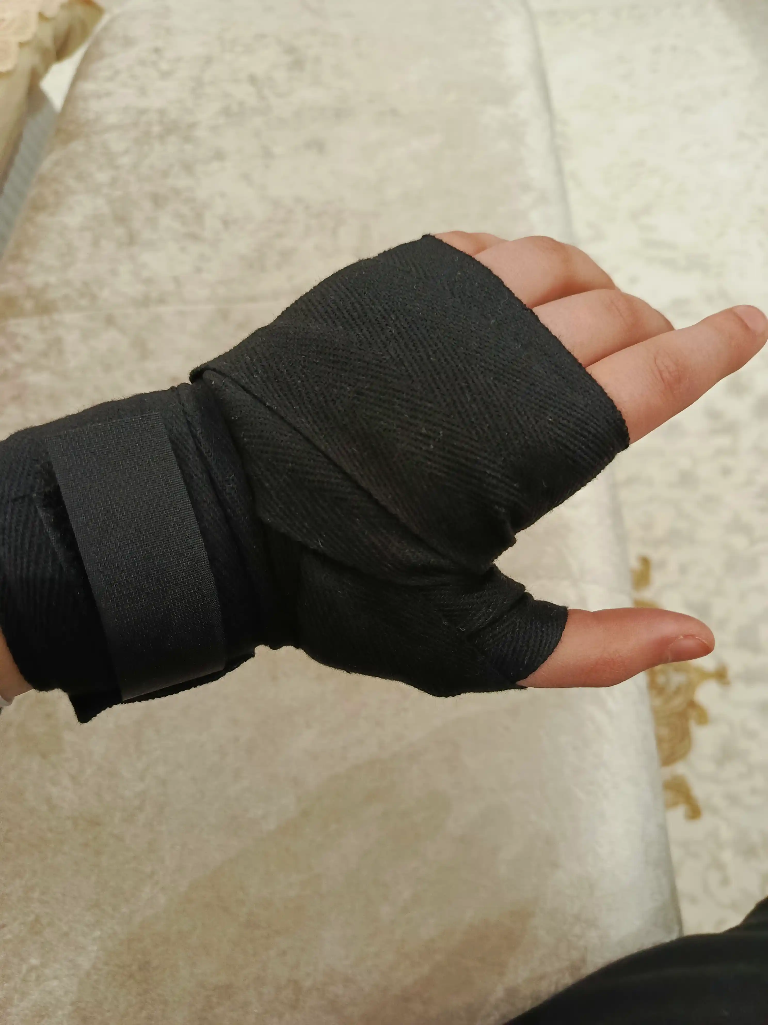 Body Flex boks bintlari 2,5 m paxtali, yopishqoq, boks va MMA uchun