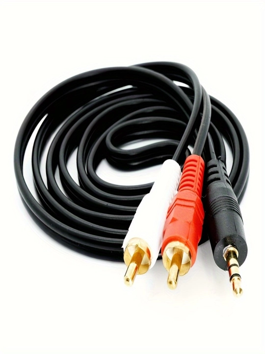 Audio kabel 3.5 mm, shteker - 2 RCA, AUX