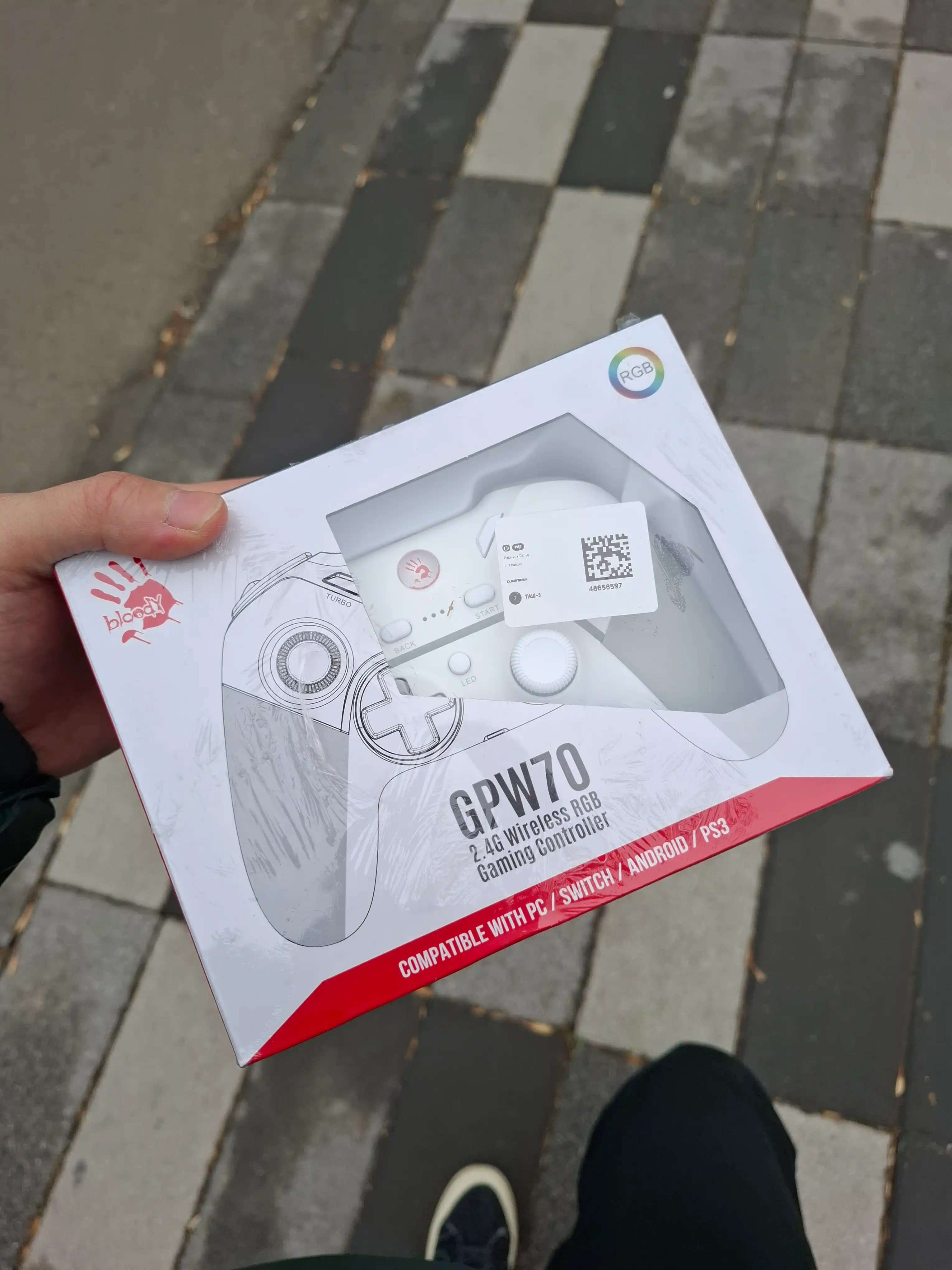Simsiz geympad A4TECH Bloody GPW70 Sports Oq Joystik
