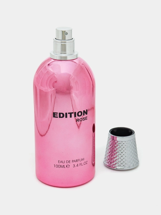 Parfyumlangan suv Edition Rose, Fragrance World, ayollar uchun, 100 ml