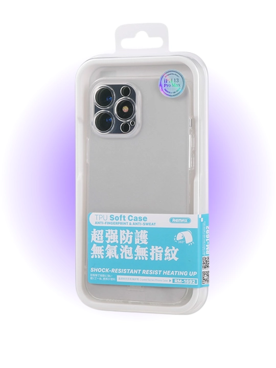 Crystal Clear-REMAX seriyali iPhone gilofi - 