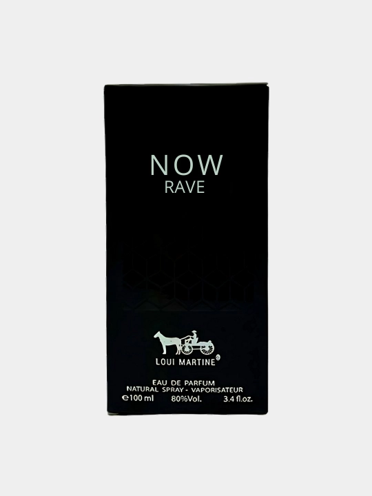 Erkaklar uchun parfyumlangan suvi Now Rave Lattafa, 100 ml