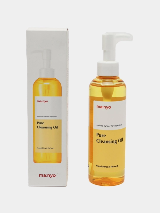 Гидрофильное масло Manyo, Pure Cleansing Oil, питательное и освежающее, 200 мл - 