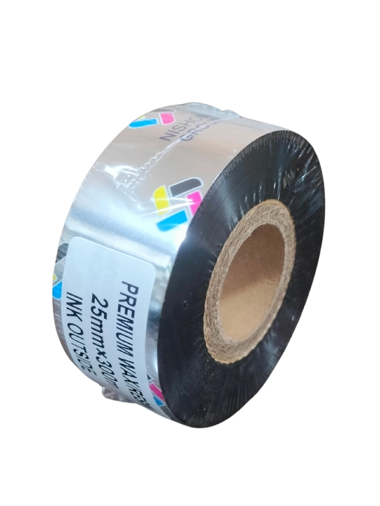 Риббон Premium WAX/Resin, термотрансферная лента, черный, для термопринтера, 1 шт