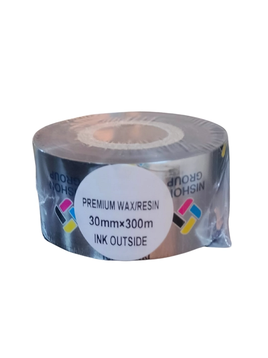 Риббон Premium WAX/Resin, термотрансферная лента, черный, для термопринтера, 1 шт
