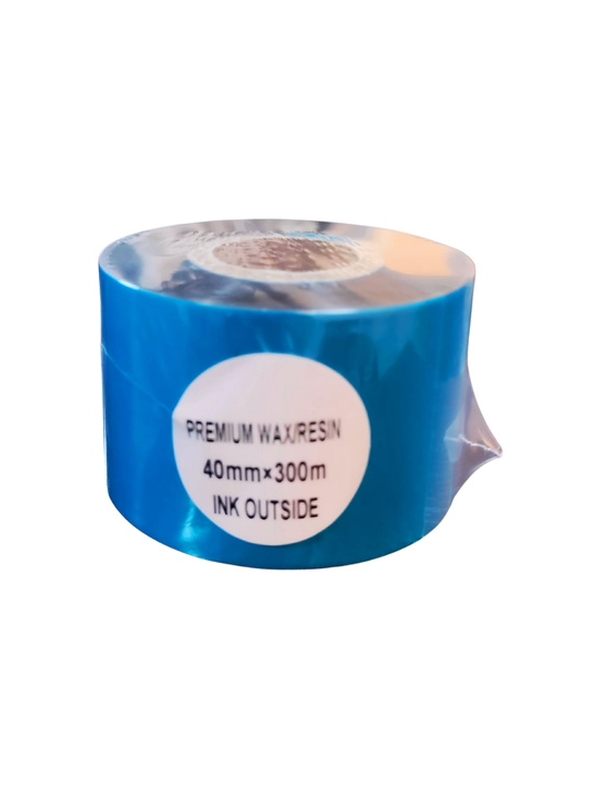 Риббон Premium WAX/Resin, термотрансферная лента, черный, для термопринтера, 1 шт