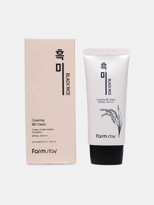Тональный крем для макияжа Black rice BB Cream, SPF50+, PA++++, 50 г - 